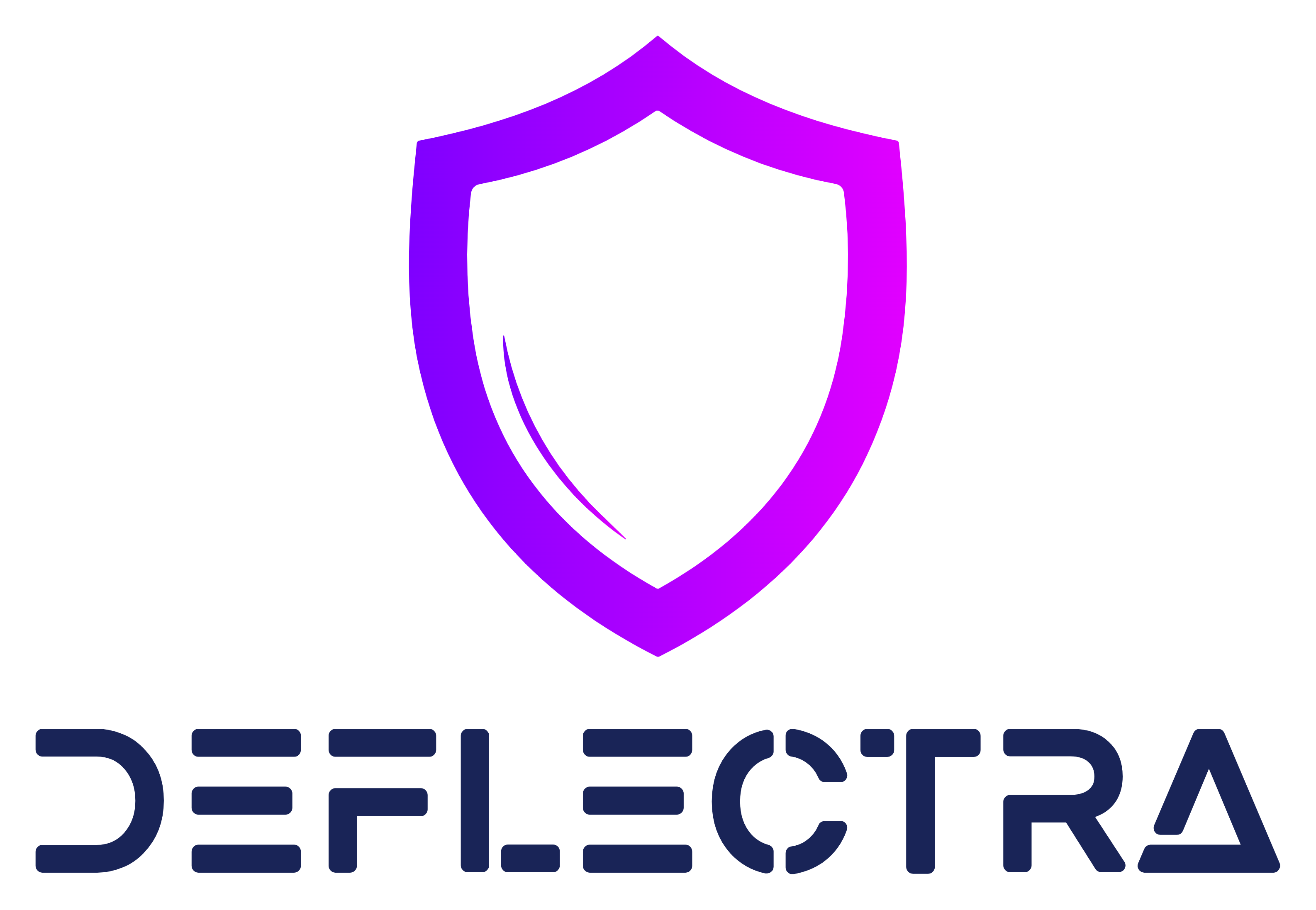Deflectra - Cybersecurity AI Logo